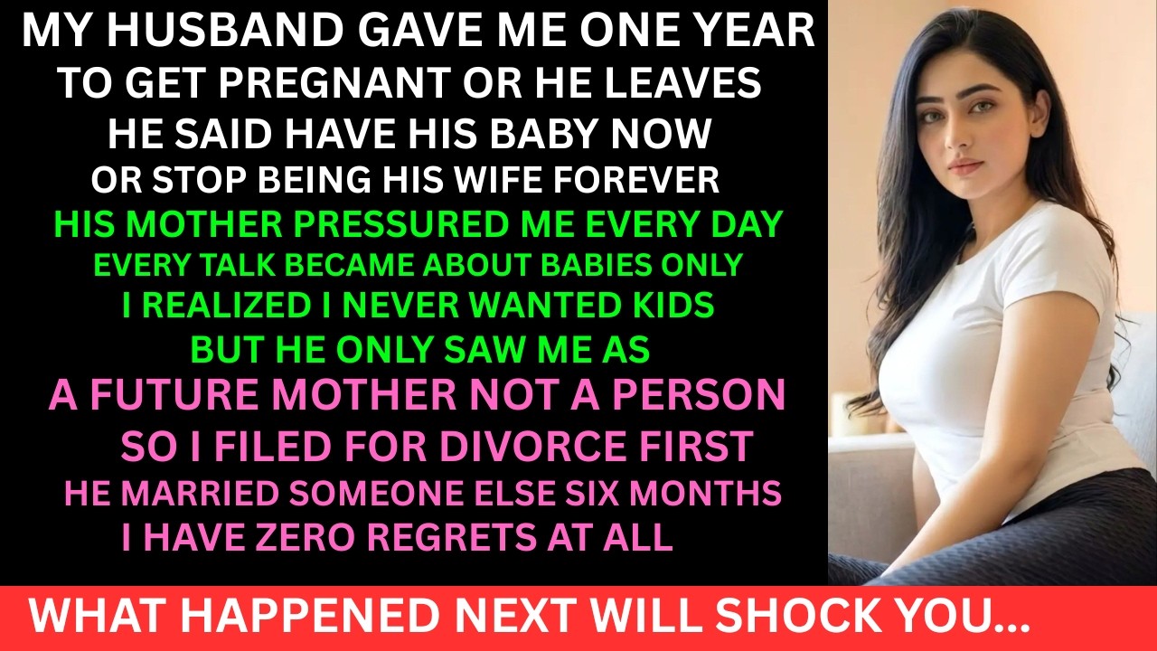 My Husband Gave Me An Ultimatum: Have A Baby Or He's Divorcing Me — What I Chose Shocked Everyone...