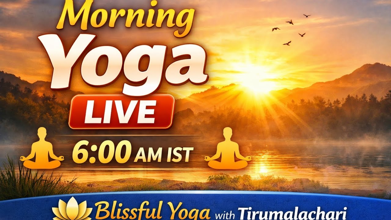 Blissful Yoga with Tirumalachari is live