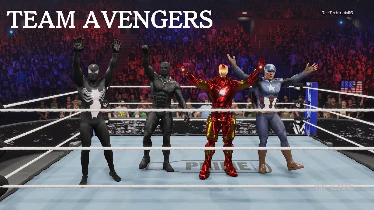 WWE 2K25 - TEAM DC vs TEAM MARVEL (6-MEN TAG)