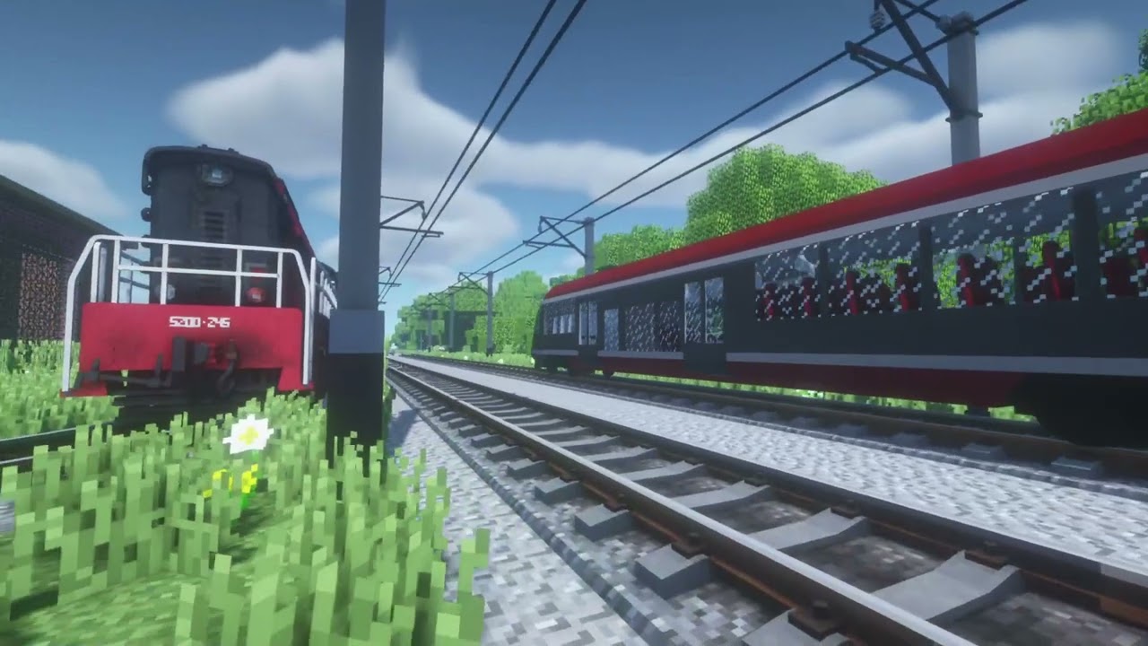 Pociągi w Minecraft cz.2