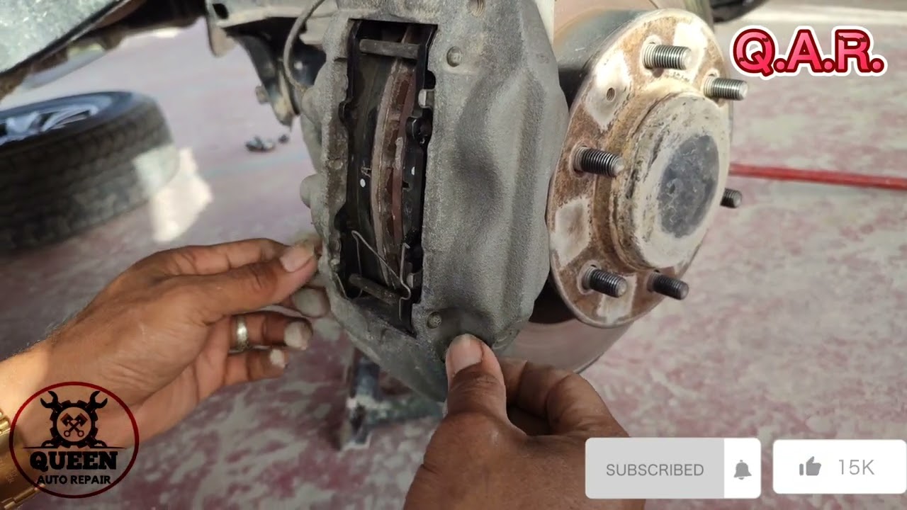 Toyota Hilux how to replace brake pads..