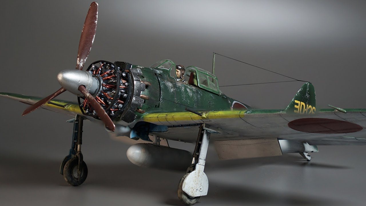 TAMIYA 1/48 A6M5 ZERO FIGHTER  SCALEMODEL Full Build / 타미야 스케일모형 제로센 풀빌드/ASMR