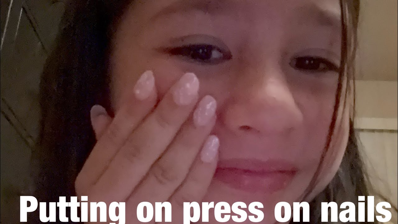 Putting on press on￼ 