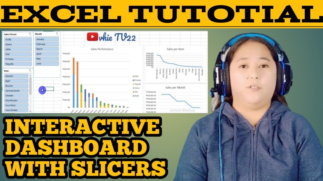Step By Step Tutorial On How To Create An Interactive Dashboard In Excel With Slicers