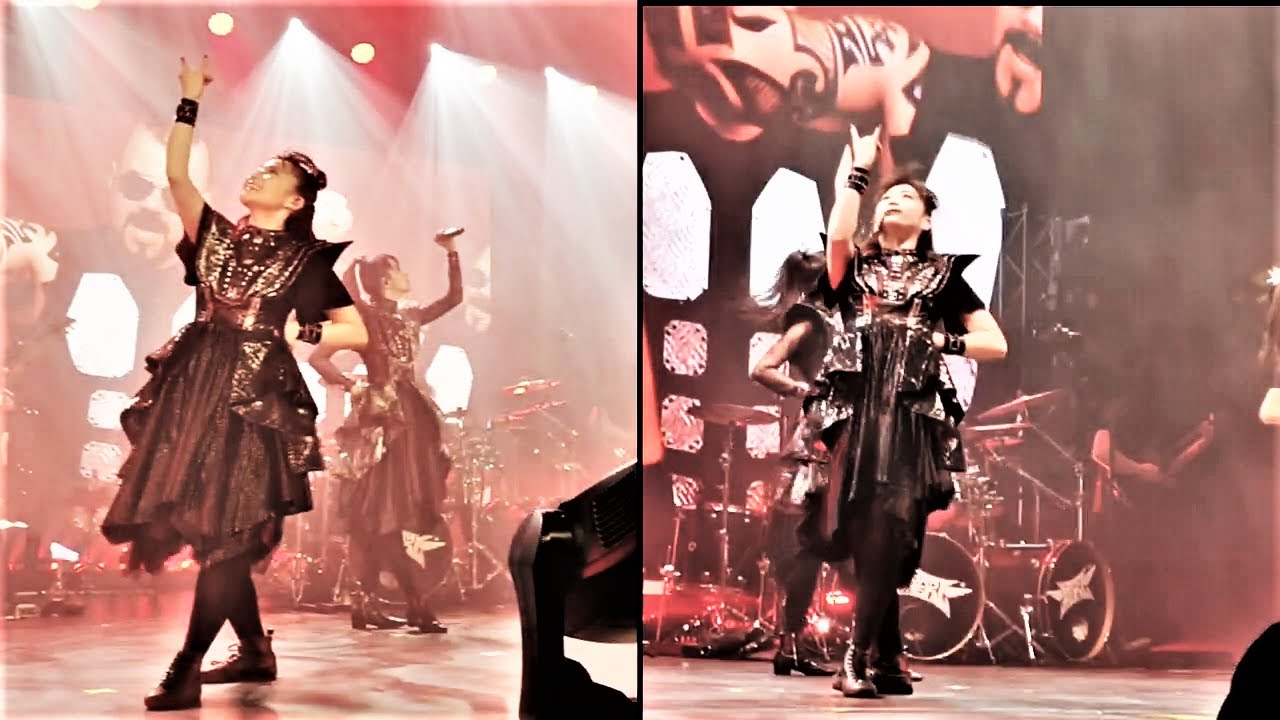 Split Screen  RihoMetal and Momoko Oh! Majinai Babymetal
