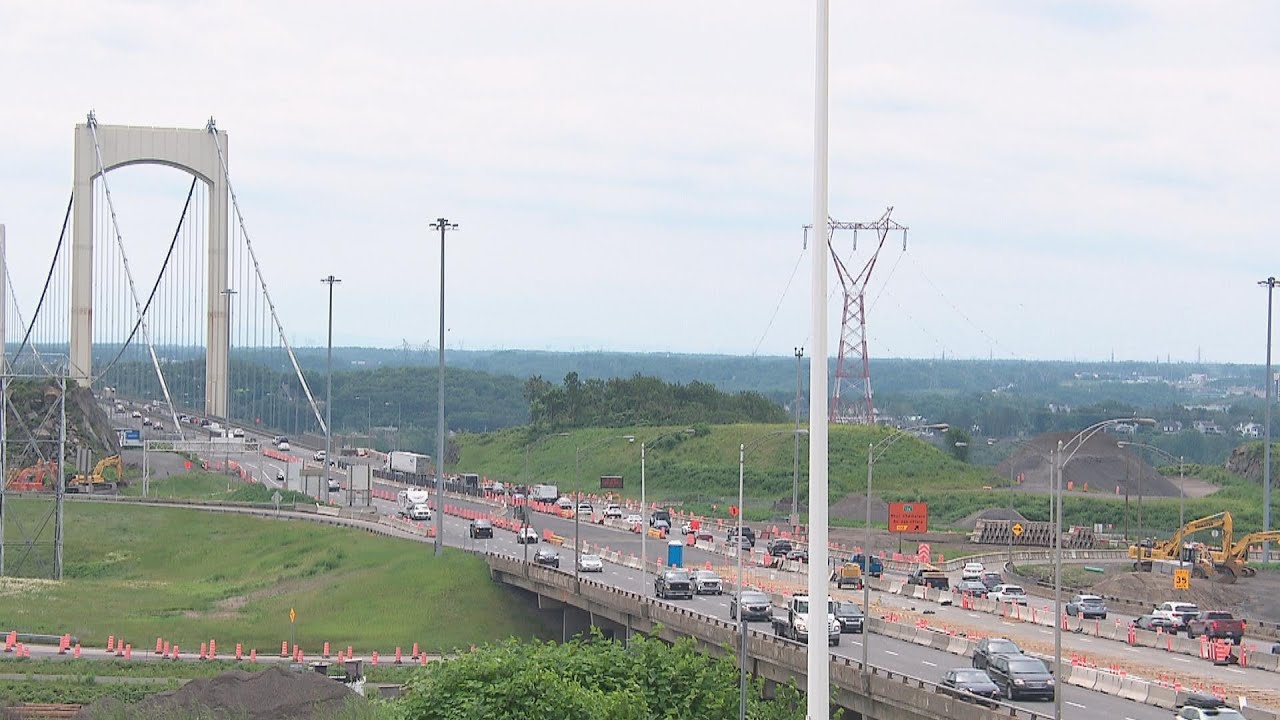 Pont Pierre-Laporte : les travaux ont pris fin mardi