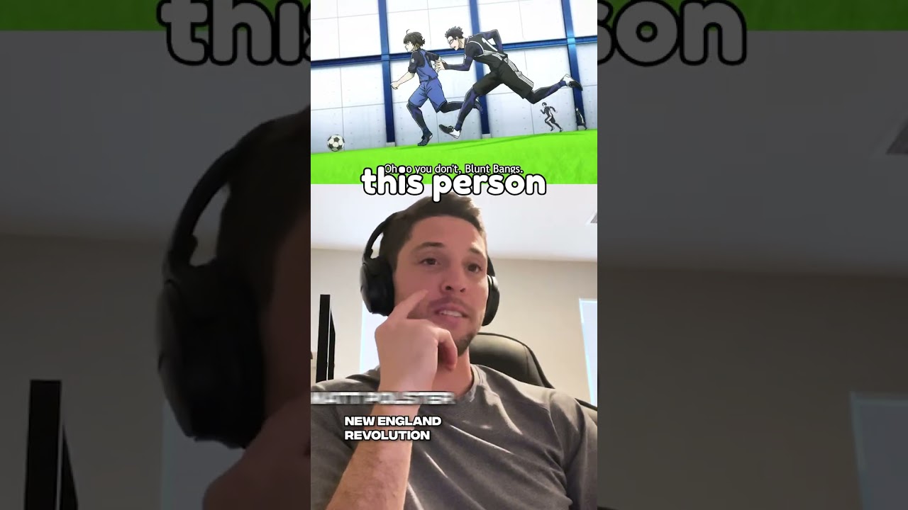 PRO Soccer Player Reacts to Soccer Anime PT 2 - Blue Lock Egoist IRL #shorts