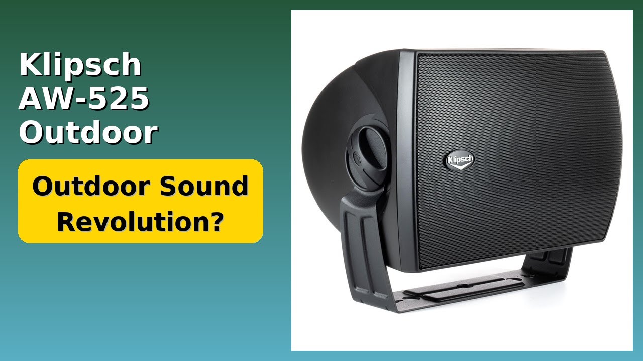 REVIEW (2026): Klipsch AW-525 Outdoor Speakers. Features.