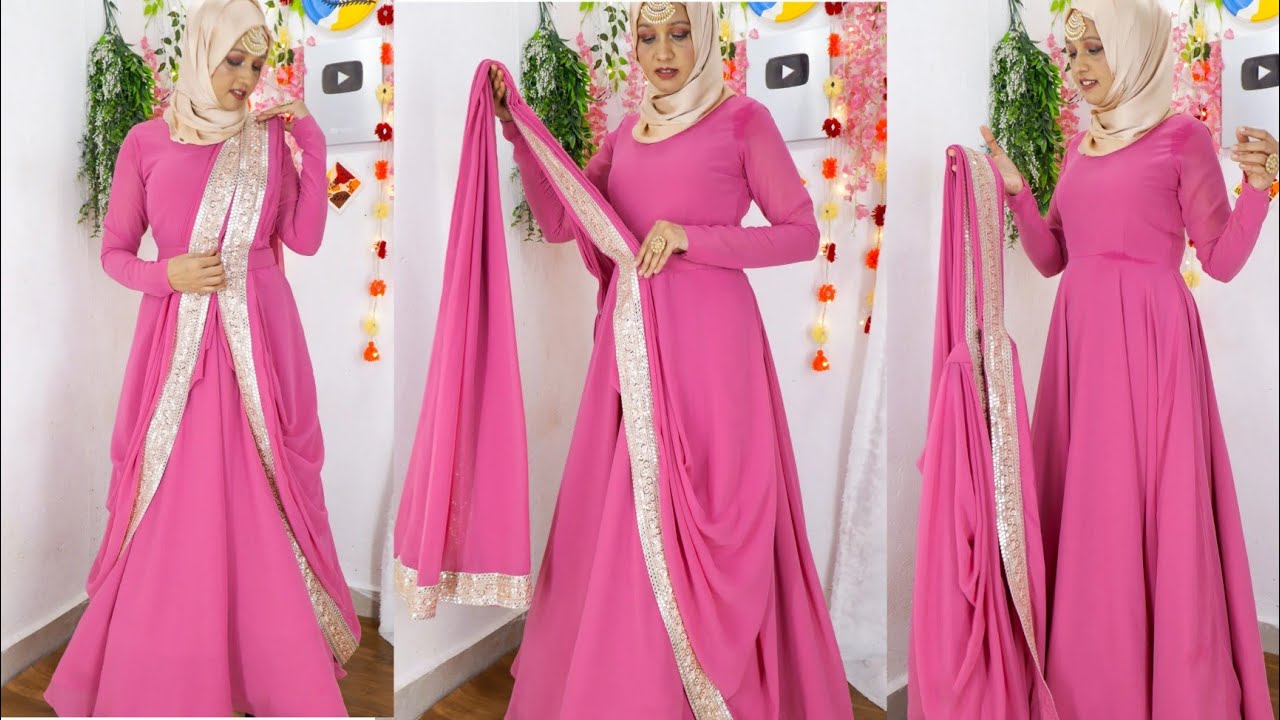 engagement dress designs//latest party wear dresses//umbrella gown cutting
