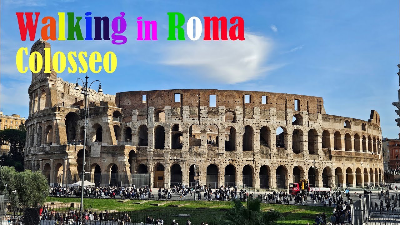 [4k] 🇮🇹 이탈리아 로마6편. 콜로세움 산책 / Roma6. Colosseo Walk