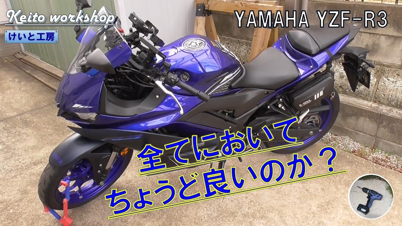 【YZF-R3】１年で１万７千キロ乗った感想をオーナー目線で正直に報告＆カスタム箇所を全公開！