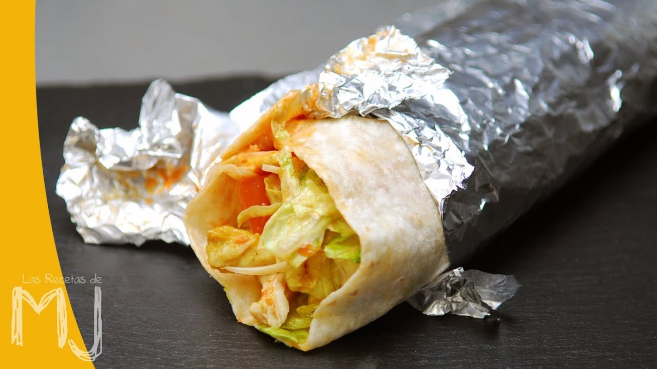 Dürüm Kebab de pollo fácil y resultón