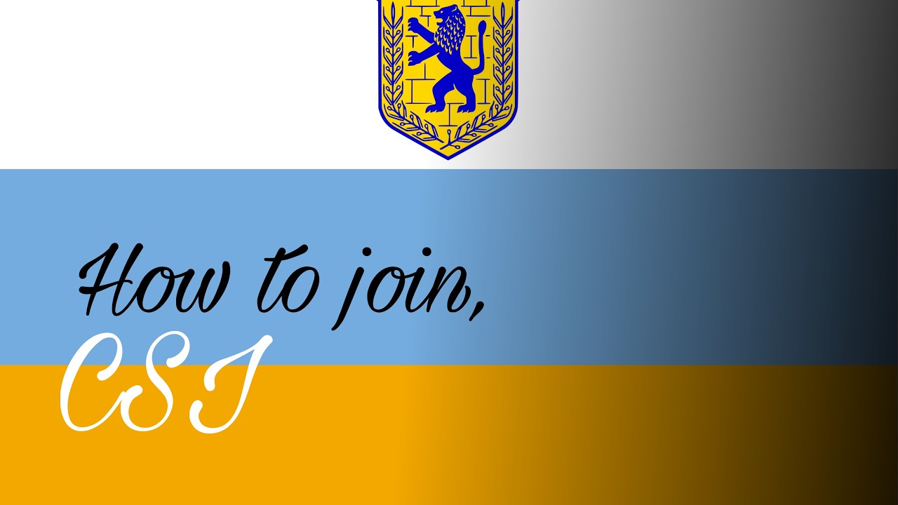 How to join CSI!