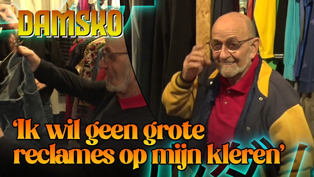René van bijna 80 zoekt een nieuwe outfit bij de kringloop - VERHALENFABRIEK