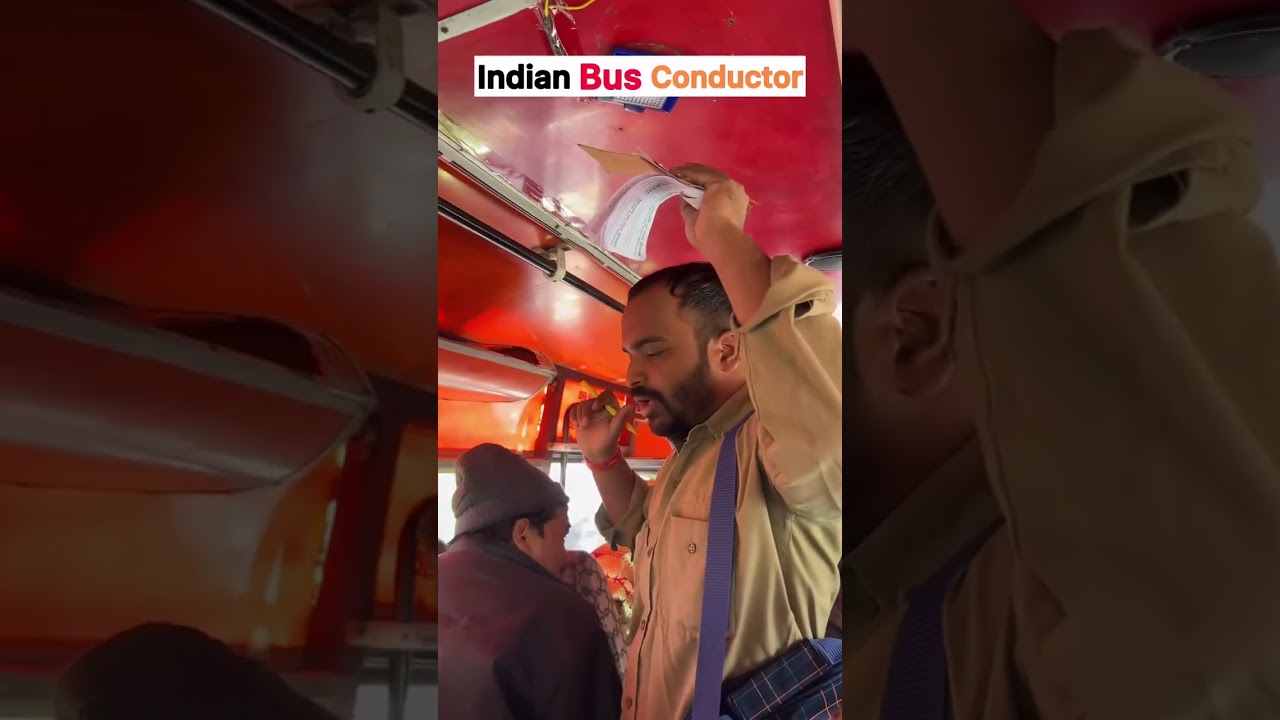 Indian bus conductor #shorts