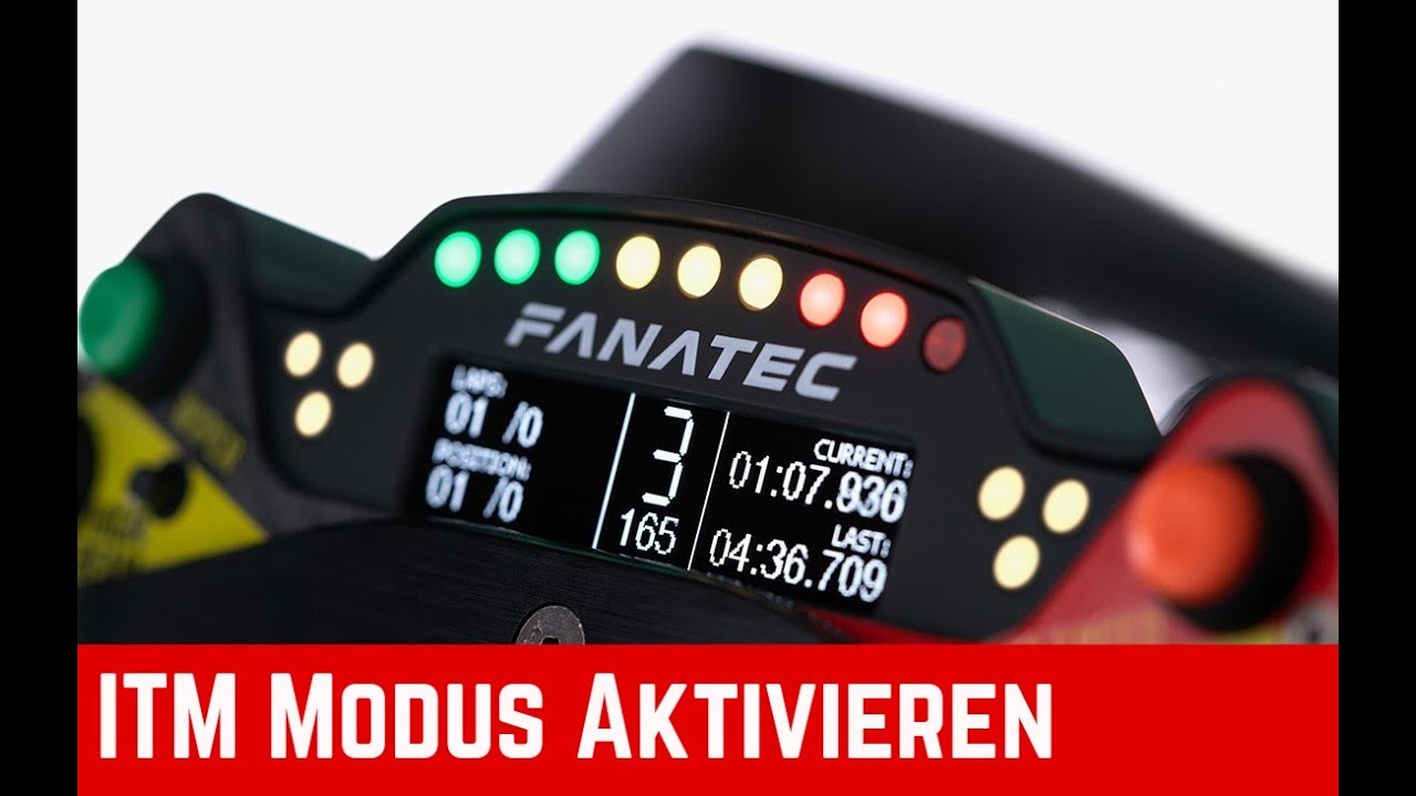 Fanatec Display am Button Module - Legacy und ITM-Modus Tutorial