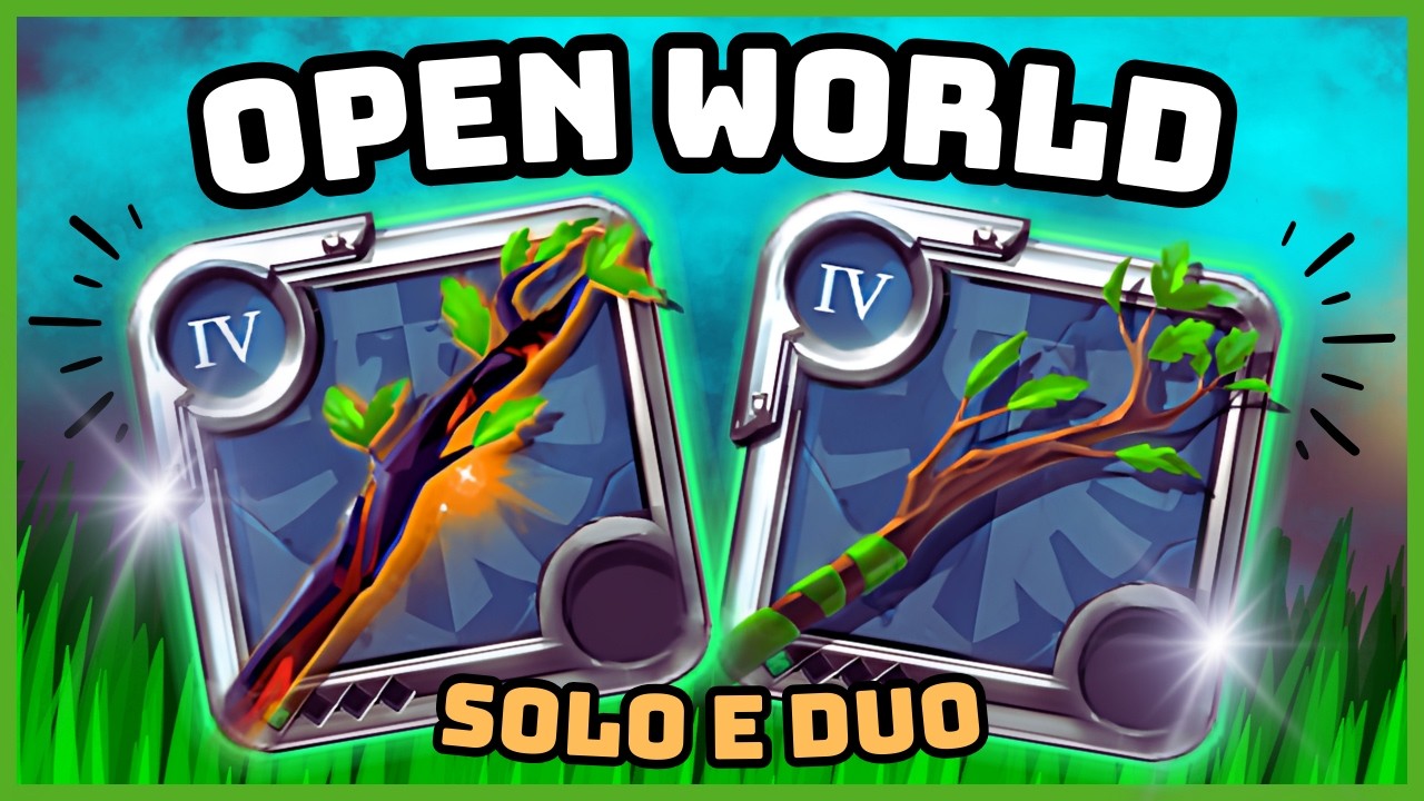 💚​ OPEN WORLD INSANO! SOLO E DUO DOMINANDO NO ALBION ONLINE 🔥(GAME PLAY PVP E PVE) NATURE FULL120 💚