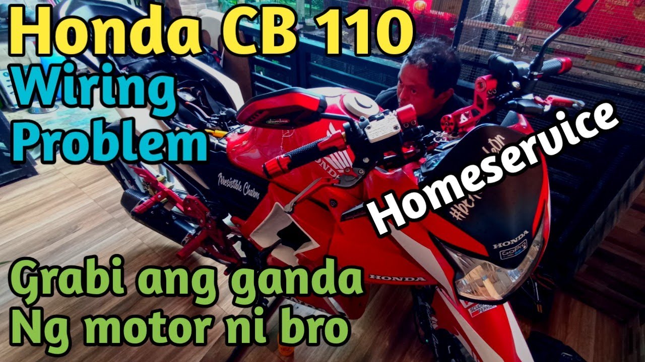 Honda cb 110 Rewiring / Homeservice ,Lipa city batangas