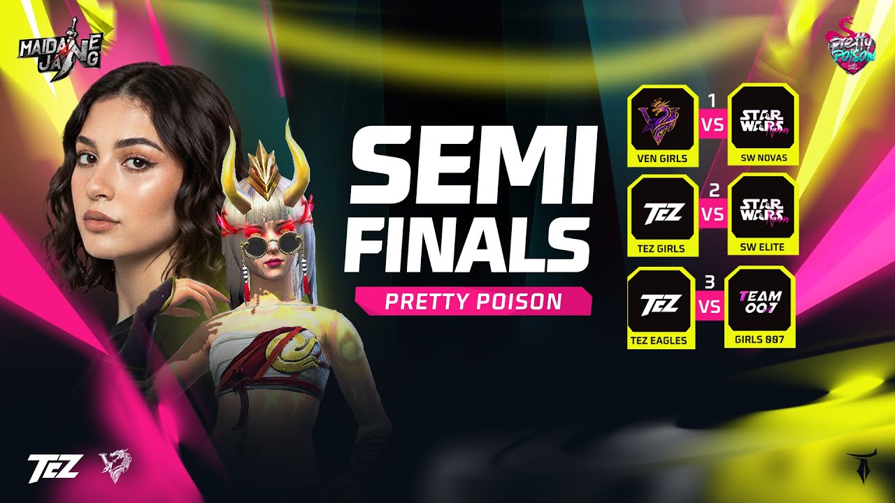 Pretty Poison 4v4 🔥 | Semi-Final & Grand Final | TEZ × Vendetta