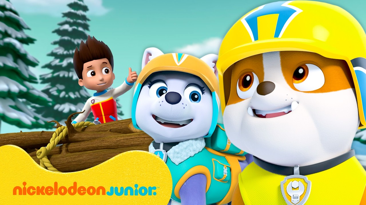 PAW Patrol | Rubble en Everest vormen een sneeuwteam! | 1 uur | Nick Jr. Nederlands