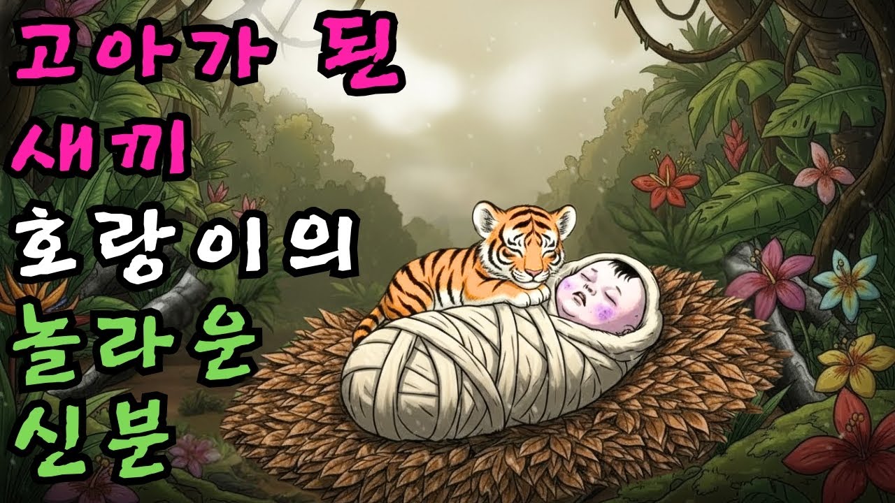 깊은 산속에 버려진 핏덩이를 잡아먹지 않고 품어준 어미 잃은 아기 호랑이의 놀라운 정체와 반전 | 조선왕조실록 역사드라마·야담·민담·전설·설화·옛날이야기·청춘야담