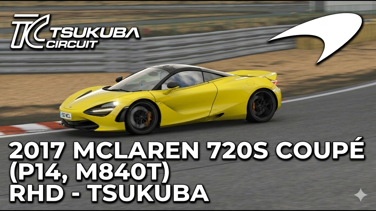 2017 McLaren 720S Coupé (P14, M840T) RHD (S1) @ Tsukuba