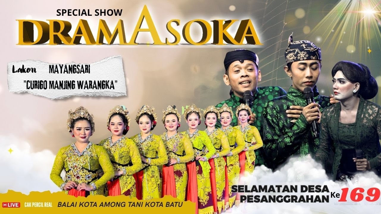 Live Dramasoka Cak Percil Cs Bersih Desa Pesanggrahan Kota Batu