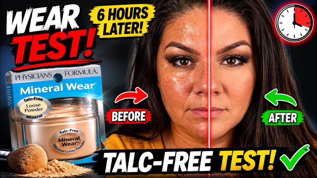 PHYSICIANS FORMULA Mineral Wear Talc-Free Mineral Loose Powder WEAR TEST