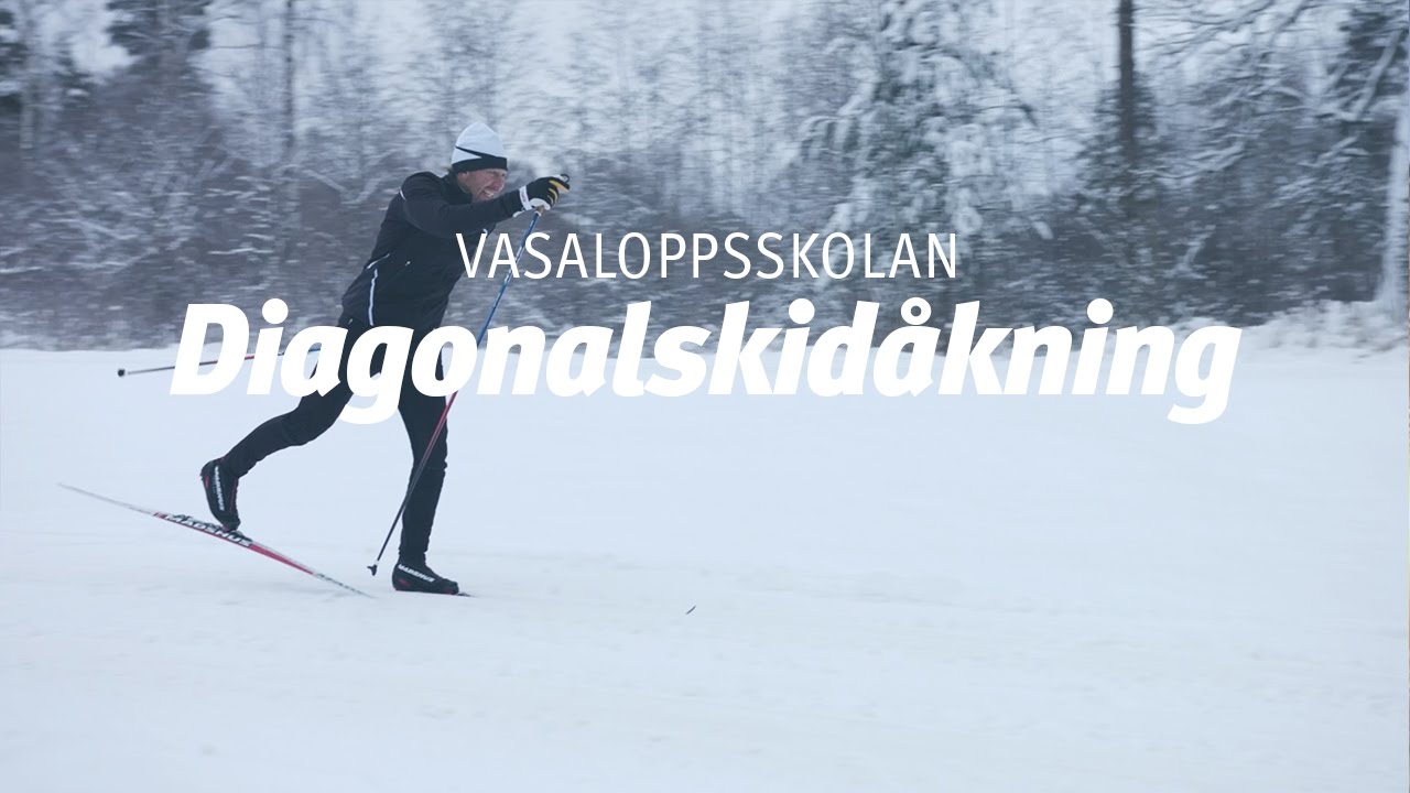 Vasaloppsskolan – Diagonalåkning (Träna på snö del 1 av 4)