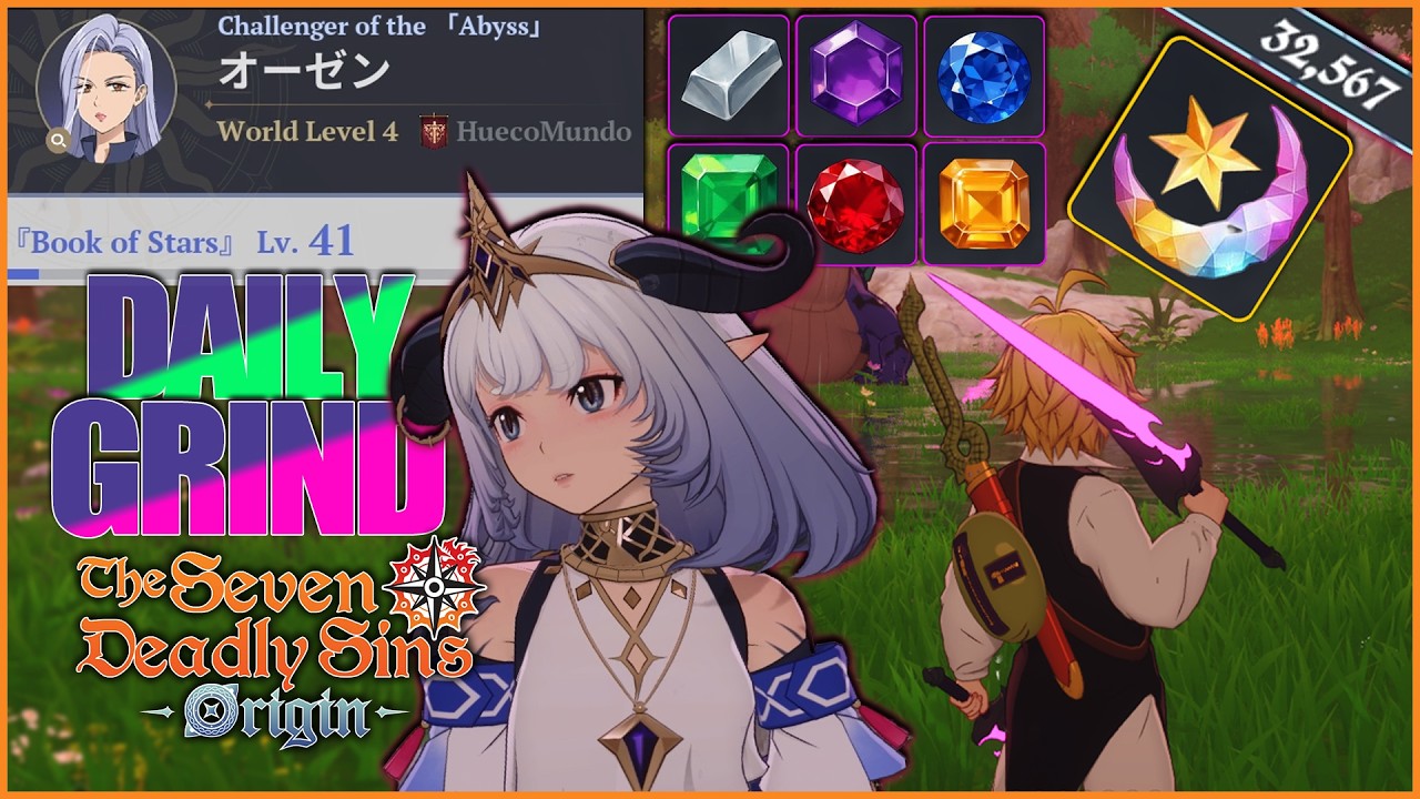 My DAILY ROUTINE as a Level 41 Book of Stars Endgame Player | 7DS Origins