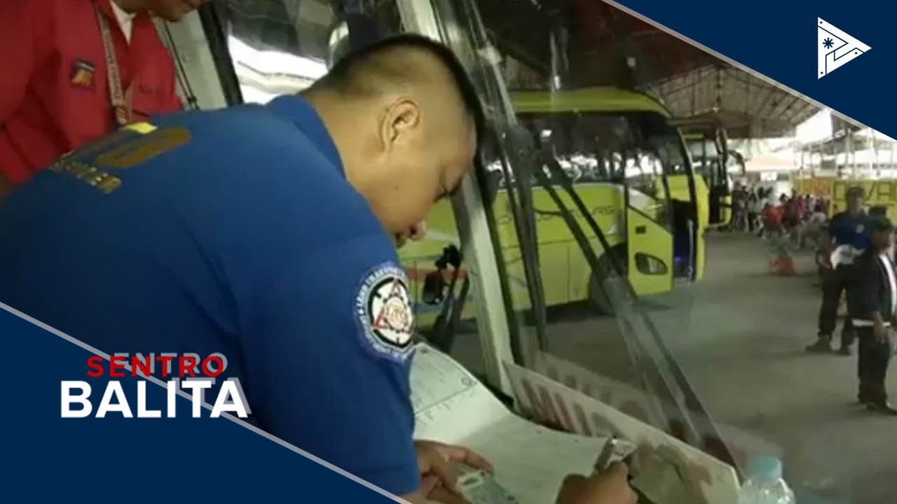 Ilang bus terminal sa Davao, ininspeksyon