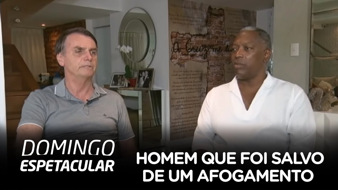 Conheça o homem que foi salvo de um afogamento por Jair Bolsonaro