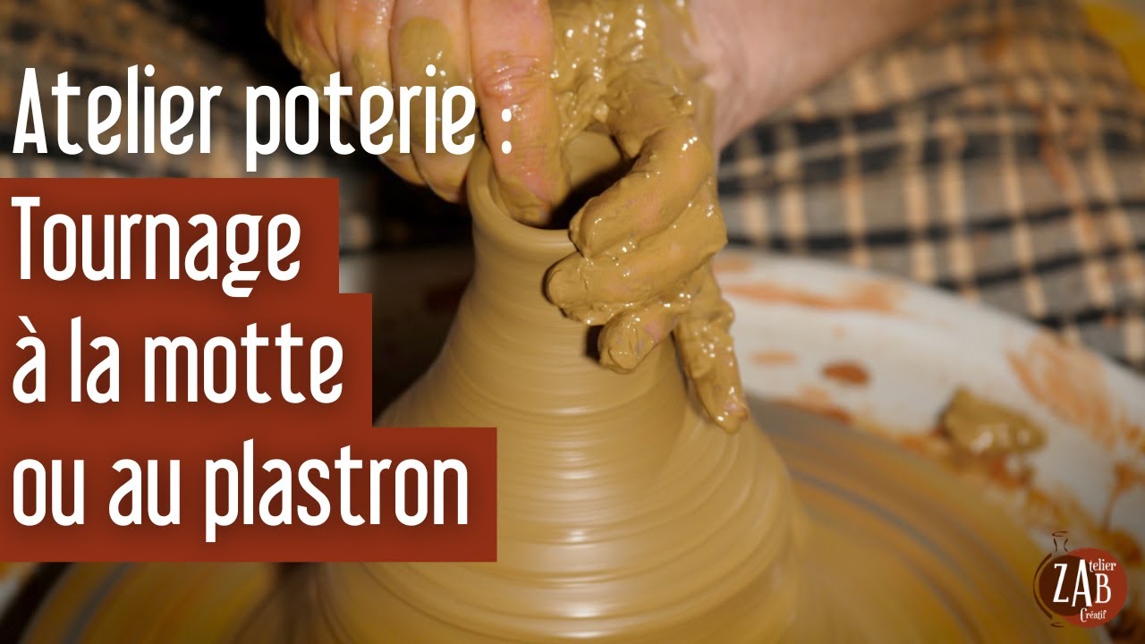 Tournage à la motte  | Cours de Poteries  🏺