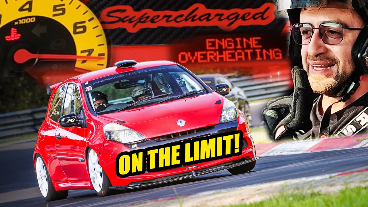 Pushing Supercharged Clio R.S. TO THE LIMIT! // Nürburgring
