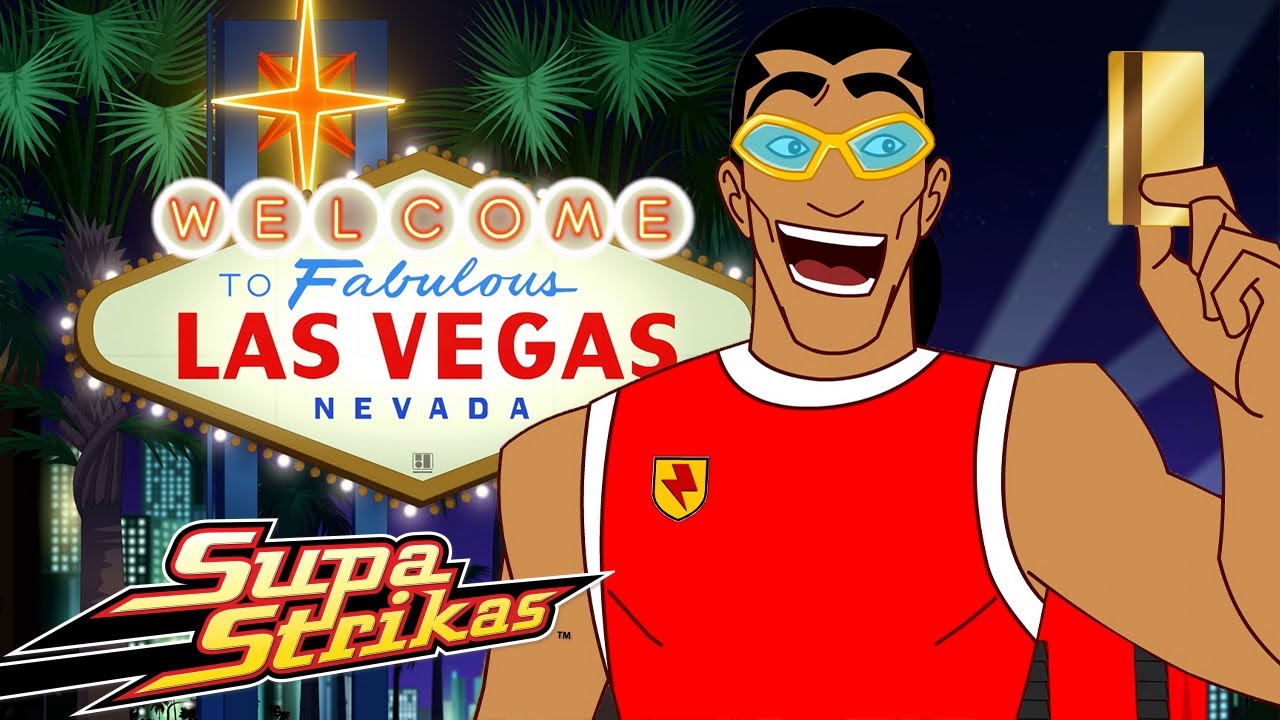 Supa Strikas | Cheer and Loafing in Las Vegas! | Full Episode | Soccer Cartoons for Kids