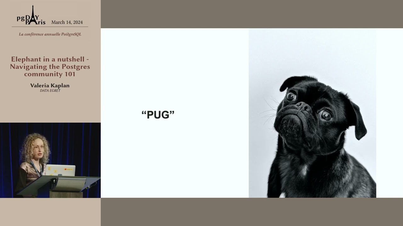Valeria Kaplan   Elephant in a nutshell   Navigating the Postgres community 101