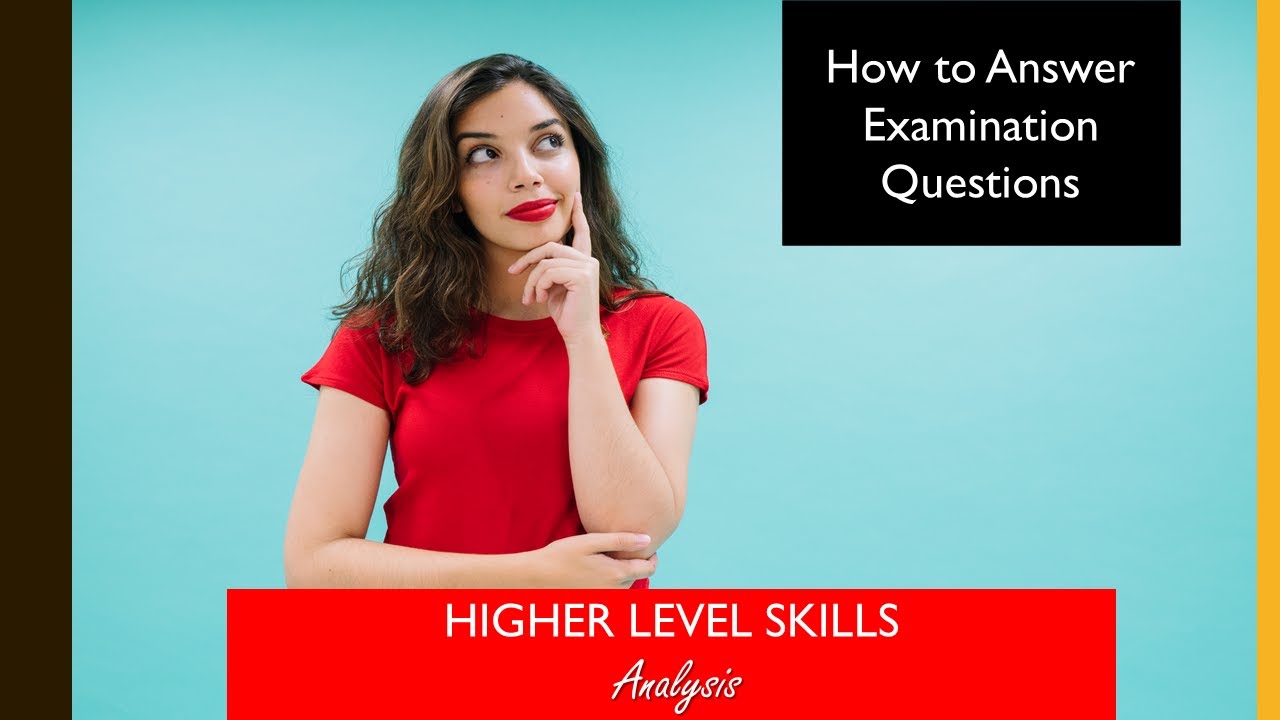 CAMBRIDGE BUSINESS STUDIES AS & A LEVEL - Examination Skills (P2a): Analysis