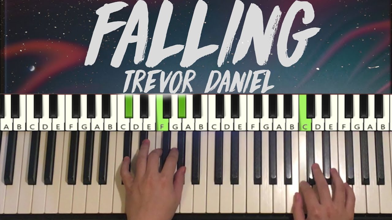 Trevor Daniel - Falling (Piano Tutorial Lesson)