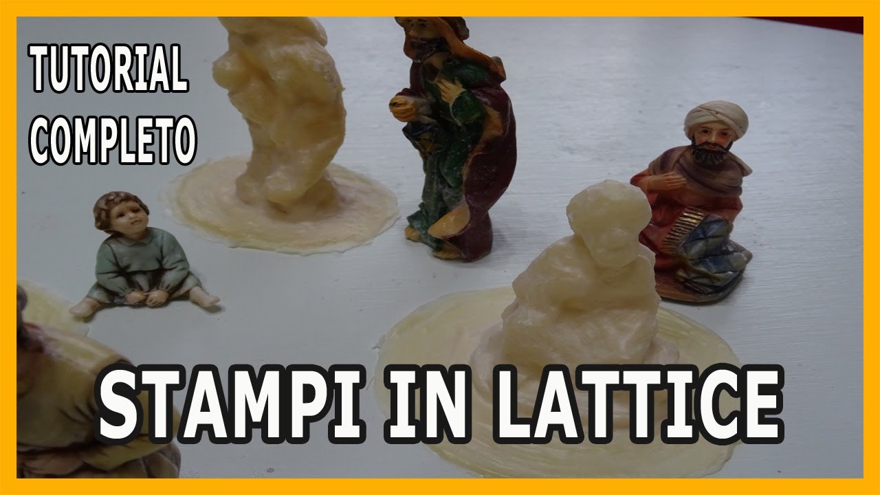COME FARE UNO STAMPO DI UNA STATUINA  IN LATTICE // How to make a mold of a latex statue