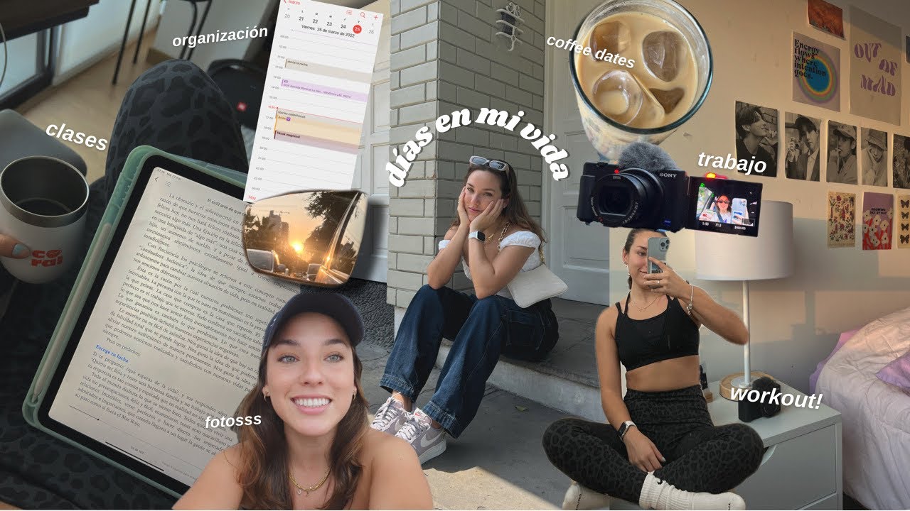 días de clases y trabajo 🌟 organizando mi vida, coffee dates, workouts, fotos & mas!