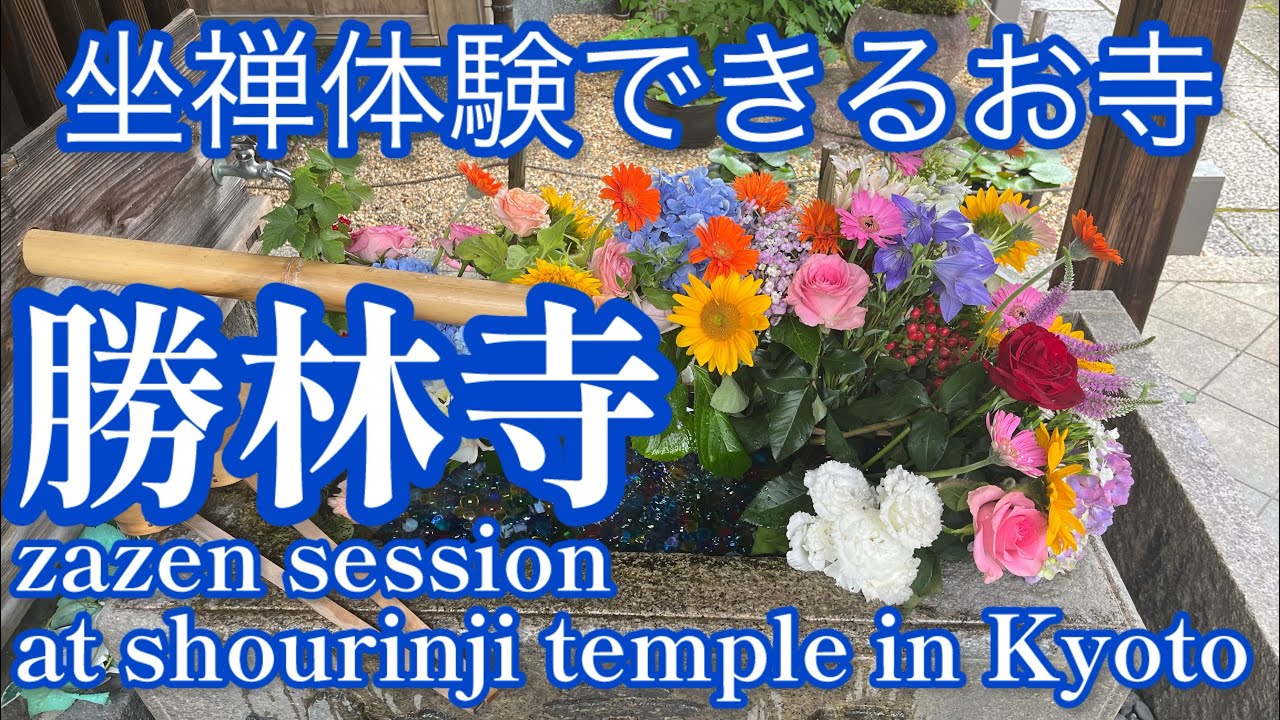✨️坐禅体験できるお寺【勝林寺】✨️zazen  session at Shourinji