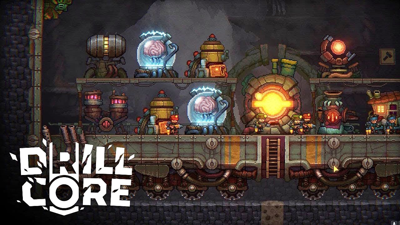 The Amazing Mining Roguelike DRILL CORE just RELEASED | Strategy Lets Play Gameplay