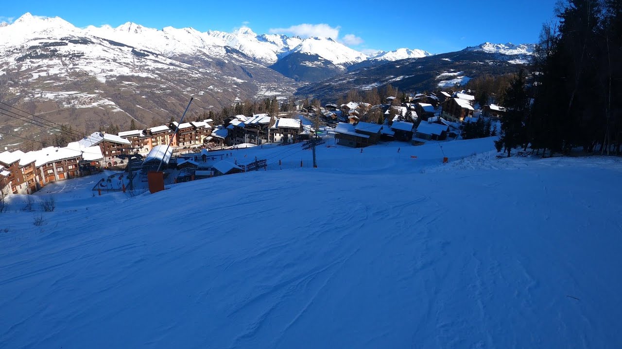 Piste Coches Red    La Plagne/Paradiseski Les Coches/Montchavin area