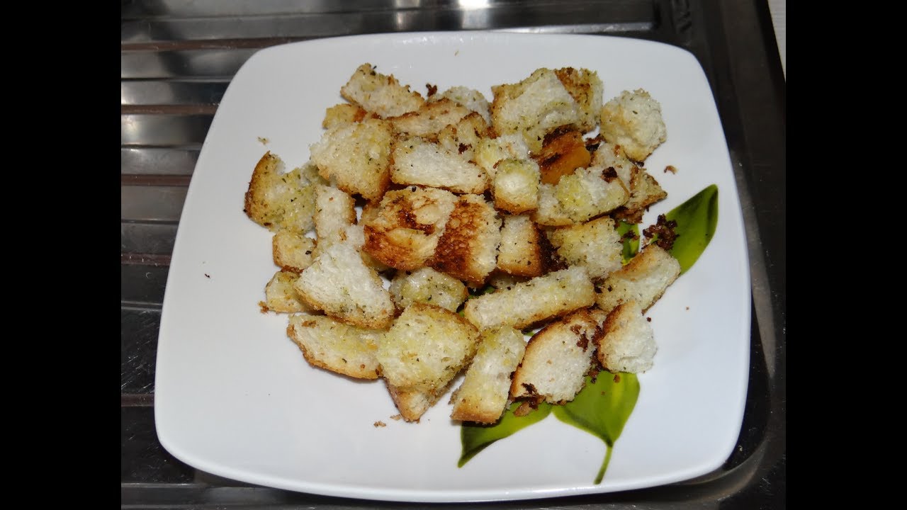Crostini perfetti! Ricetta per zuppa o insalata