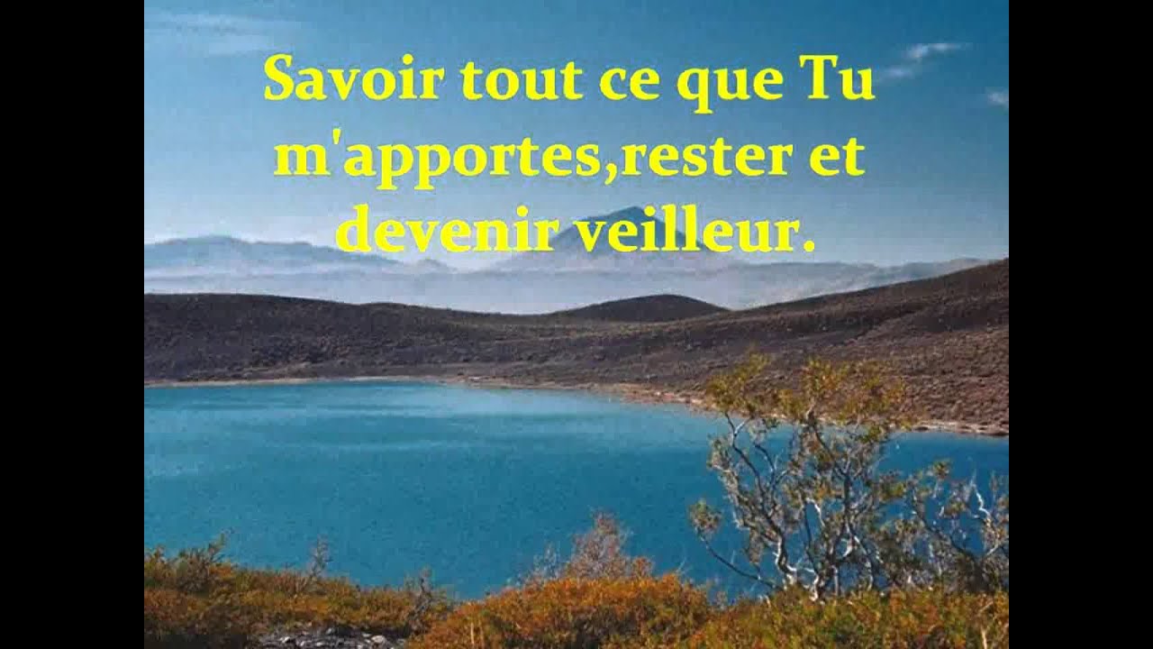 Trouver dans ma vie ta présence
