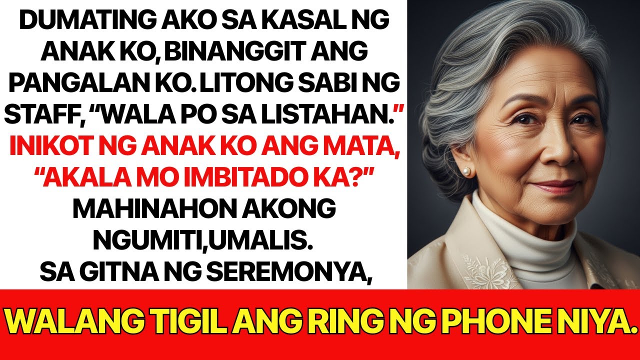 Inalis Ako ng Anak Ko at ng Manugang Ko sa Guest List ng Kasal… “Wala Dito ang Pangalan Mo.”