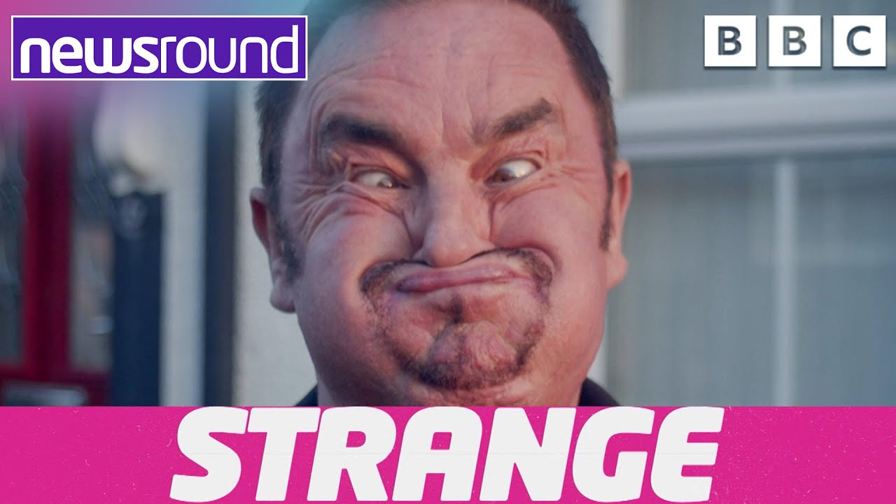 Funny faces and a real life Spiderman! | Strange News | Newsround