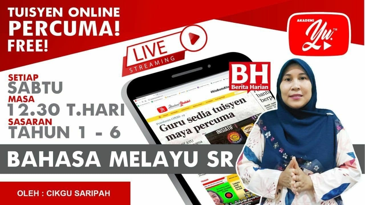 🔴 [LIVE] BAHASA MELAYU SR, KATA KERJA BERGAMBAR SIRI 4 OLEH CIKGU SARIPAH #15 #TUISYENPERCUMA