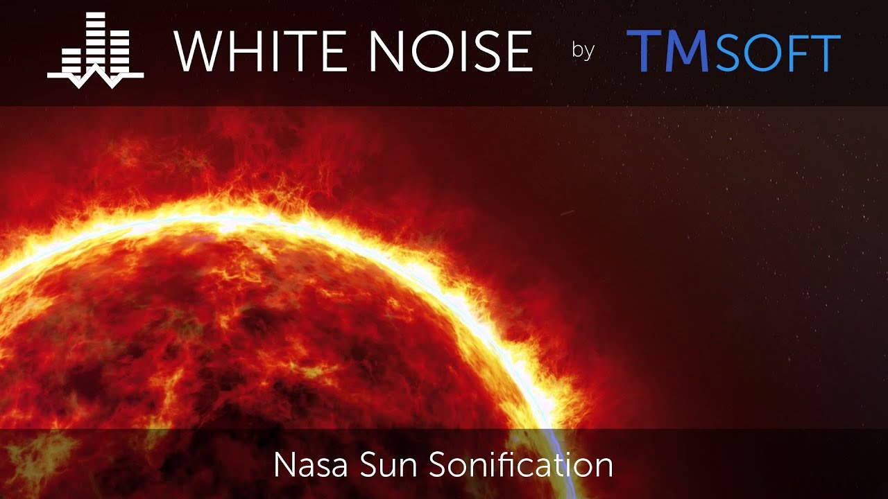Sonification Nasa Sun - 1 час расслабляющего космического звука с анимацией солнца