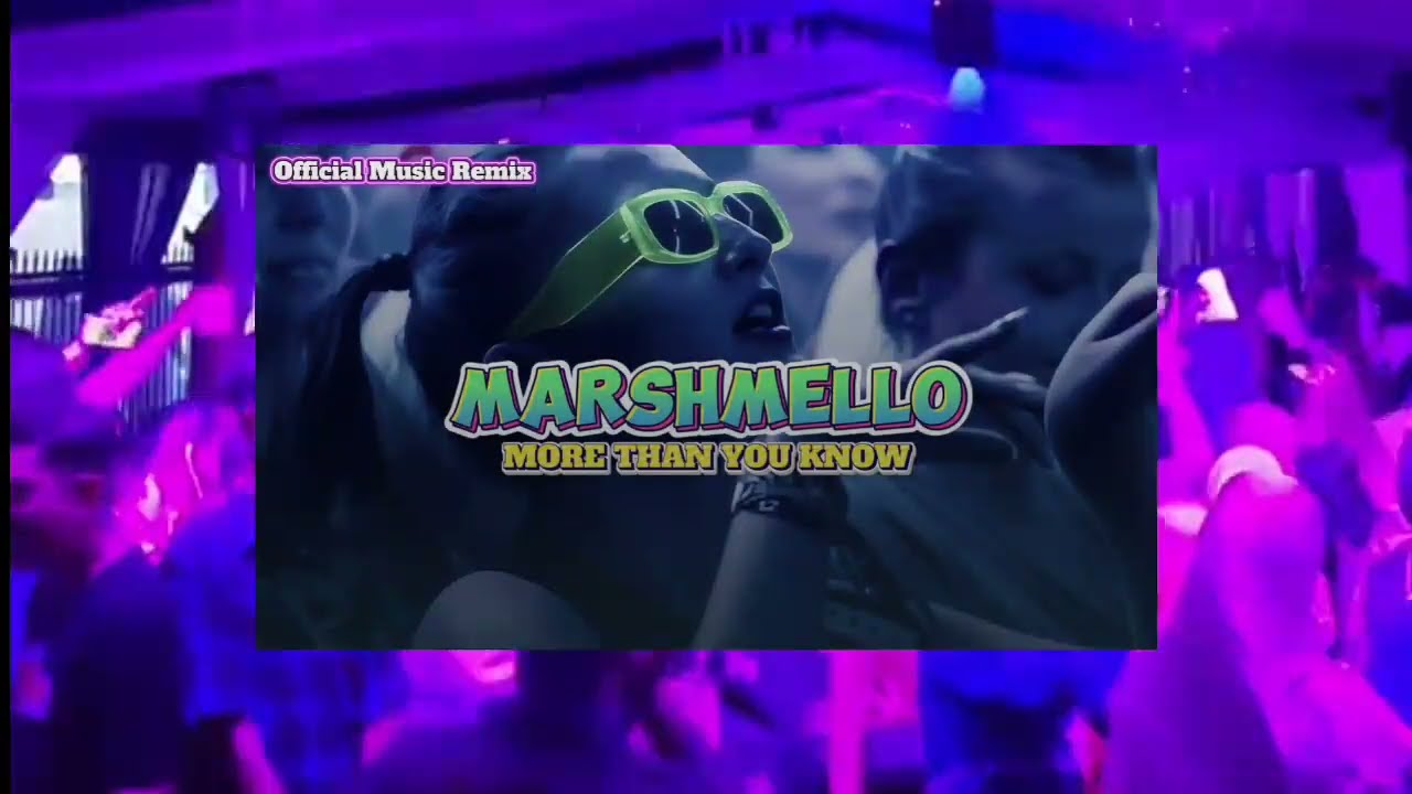 MARSHMELLO ALONE × MORE THAN YOU KNOW Official Music Remix
